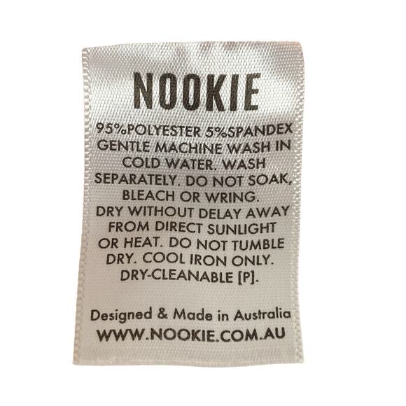 Nookie Neptune Gown Maxi Dress Train Gala Formal Party Guest Black Tie XL - Picture 13 of 15